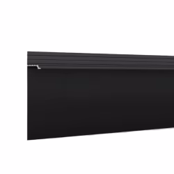 Плинтус алюминиевый скрытый с подсветкой Laconistiq Regular Черный RAL 9005 41-21-300 матовый 3000×80×13