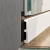 Плинтус алюминиевый скрытый с подсветкой Laconistiq Regular Черный RAL 9005 41-21-300 матовый 3000×80×13
