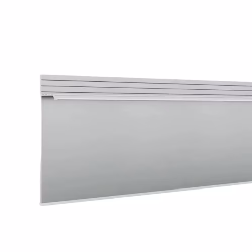 Плинтус алюминиевый скрытый с подсветкой Laconistiq Regular 41-100-300 без покрытия 3000×80×13