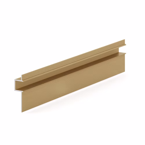 Профиль алюминиевый теневой Laconistiq Classic Светлое золото 21-15-300 3000×37×10,7