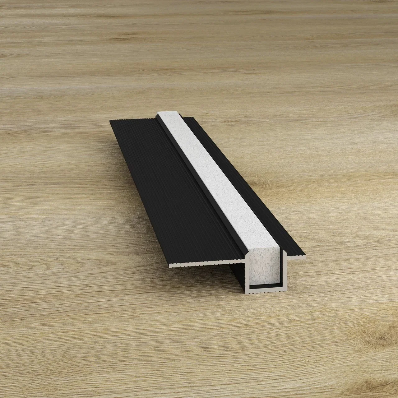 Профиль алюминиевый теневой Laconistiq Classic Светлое золото 21-15-300 3000×37×10,7