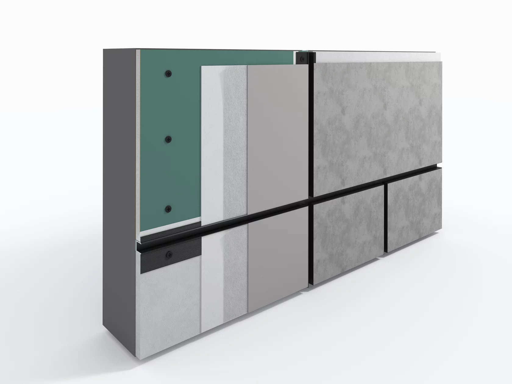 Профиль алюминиевый теневой Laconistiq Classic 21-100-300 без покрытия 3000×37×10,7