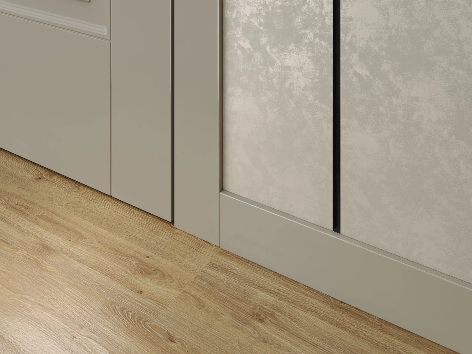 Профиль алюминиевый теневой Laconistiq Classic 21-100-300 без покрытия 3000×37×10,7