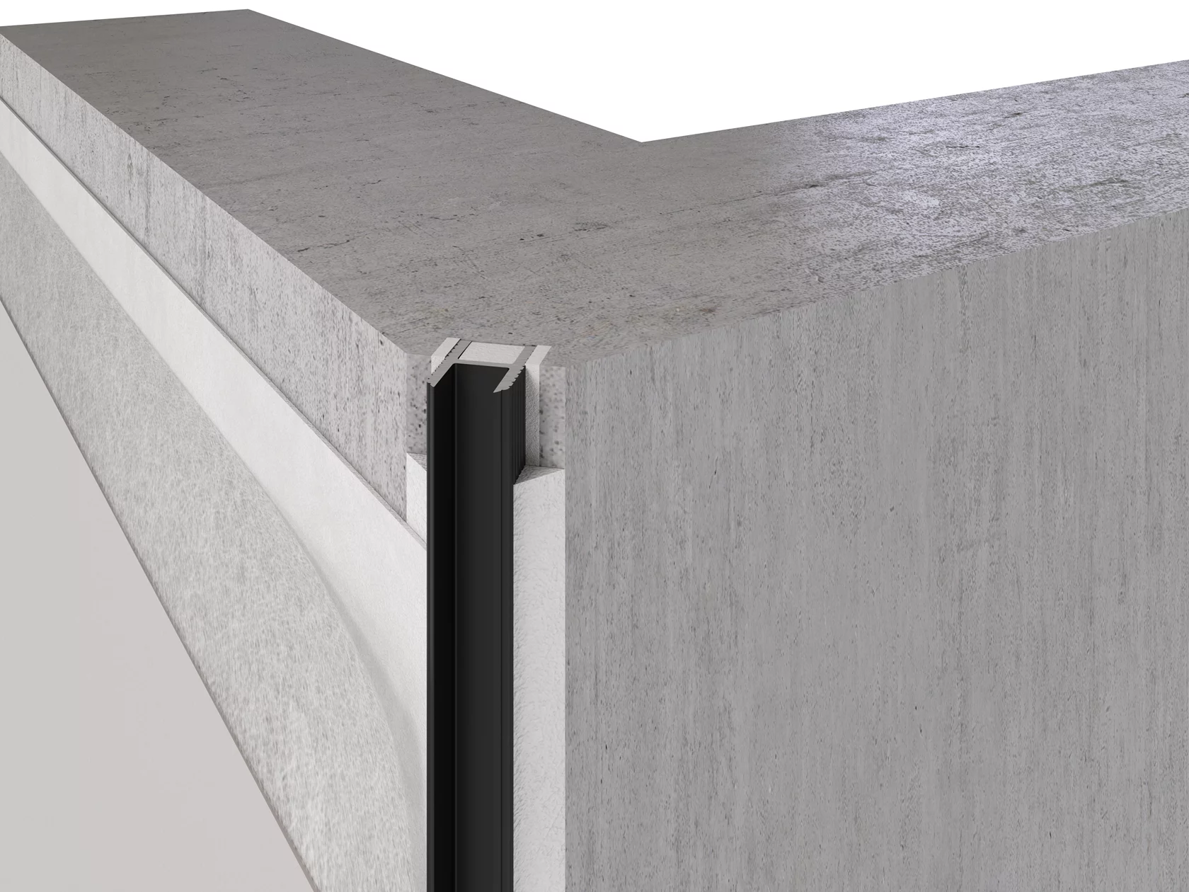 Профиль алюминиевый теневой Laconistiq Dual Черный 22-11-300 3000×8,6×12