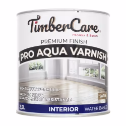 Лак для паркета TimberCare Pro Aqua Varnish 350074 полуматовый 2,5 л