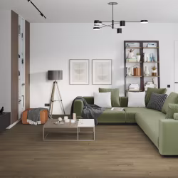 Кварцвиниловый SPC ламинат Damy Floor Family Дуб Мокко 0030-6 1220×180×4