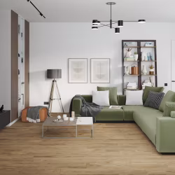 Кварцвиниловый SPC ламинат Damy Floor Family Орех Европейский 0036-2 1220×180×4