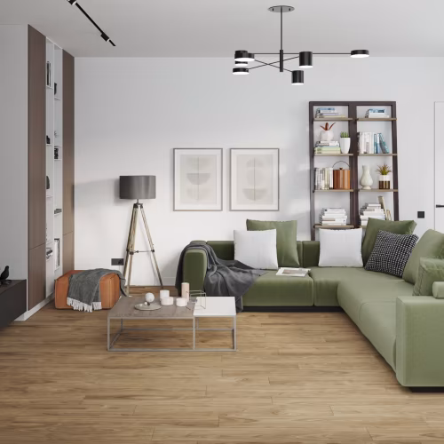 Кварцвиниловый SPC ламинат Damy Floor Family Орех Европейский 0036-2 1220×180×4