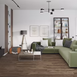 Кварцвиниловый SPC ламинат Damy Floor Family Орех Американский 0036-3 1220×180×4