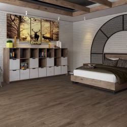 Кварцвиниловый SPC ламинат Damy Floor Family Орех Американский 0036-3 1220×180×4