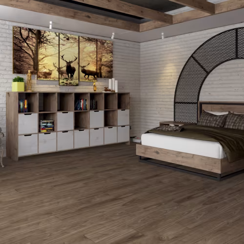 Кварцвиниловый SPC ламинат Damy Floor Family Орех Американский 0036-3 1220×180×4