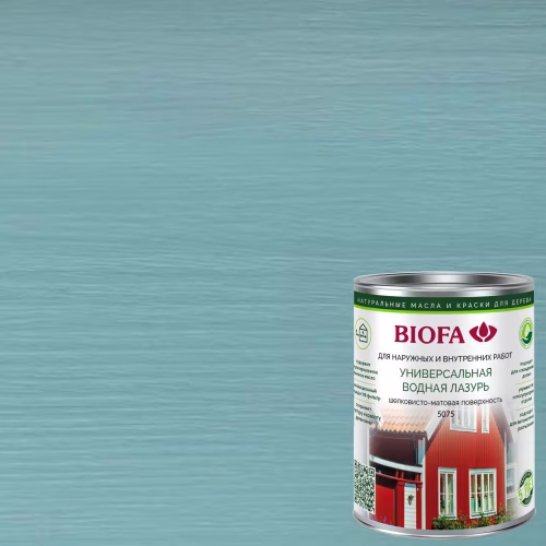 Лазурь для дерева Biofa 5075 цвет 7506 0,4 л
