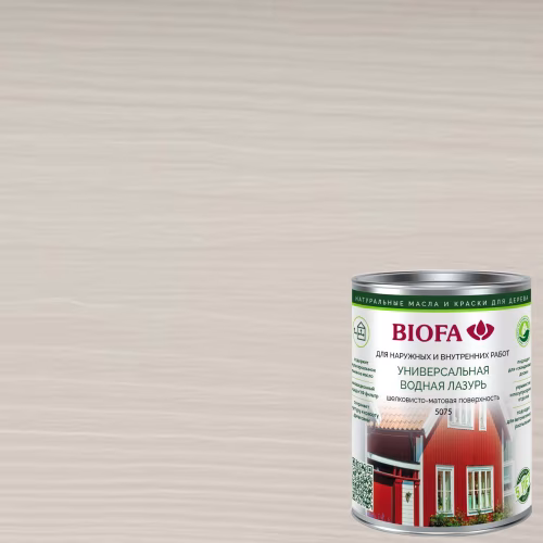Лазурь для дерева Biofa 5075 цвет 7507 0,4 л