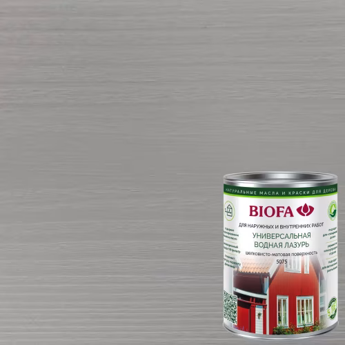 Лазурь для дерева Biofa 5075 цвет 7511 0,4 л
