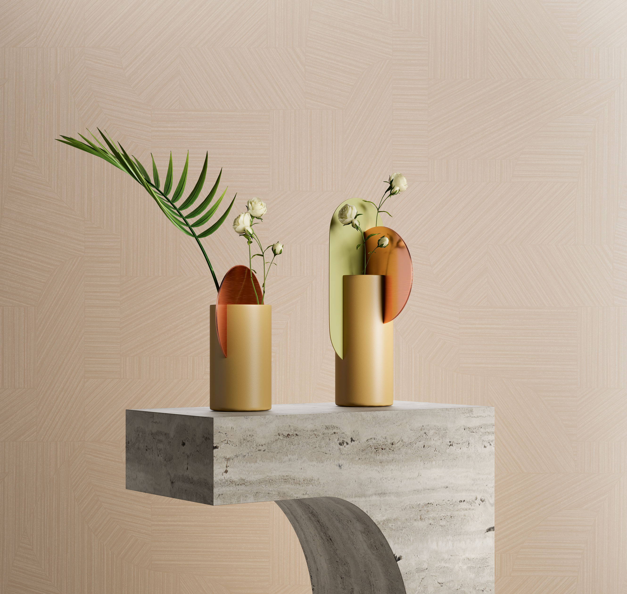 Обои Loymina Terra Marquetry TER1 001/2 10,05×1 фото в интерьере