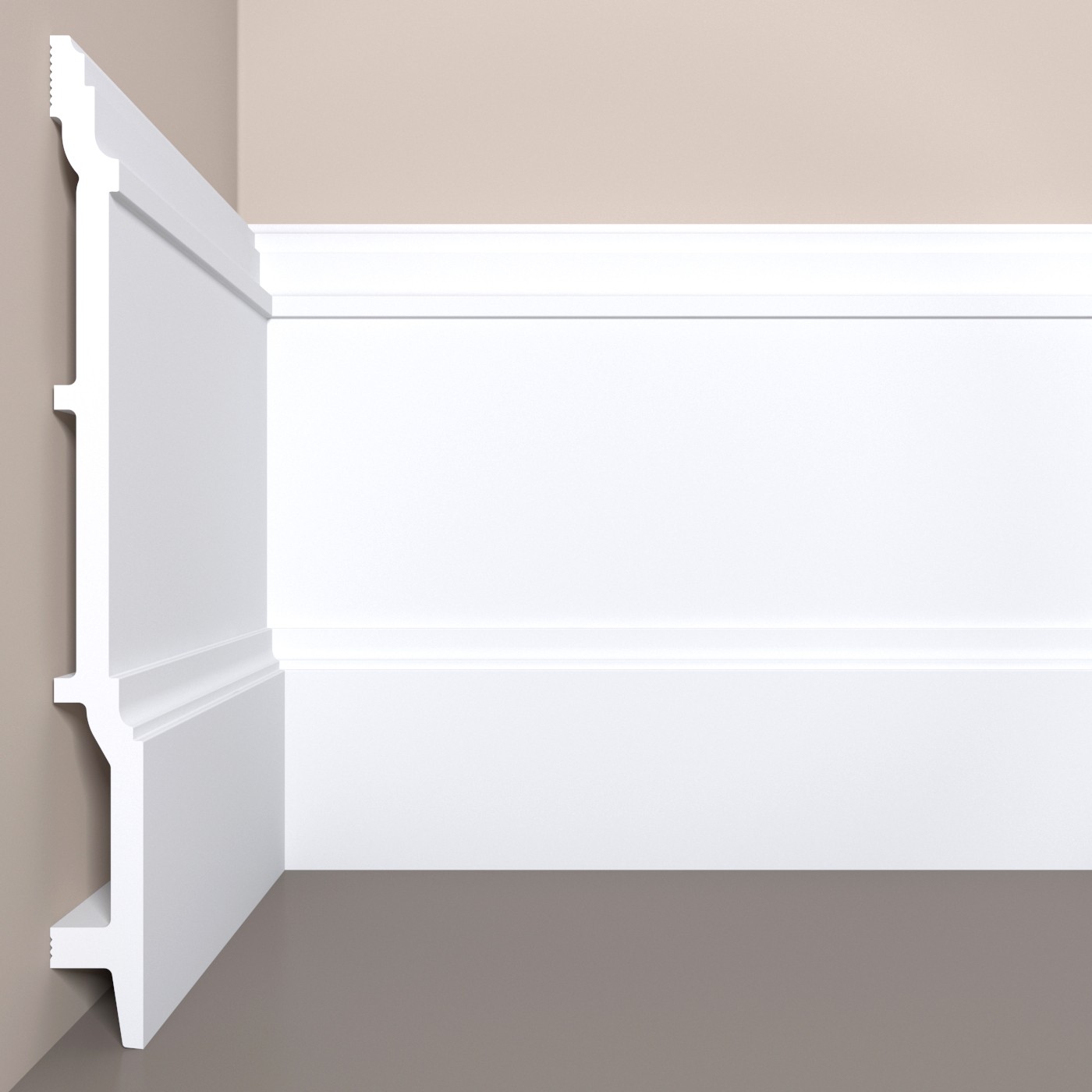 Плинтус под покраску Bello Deco П17 2000×250×23