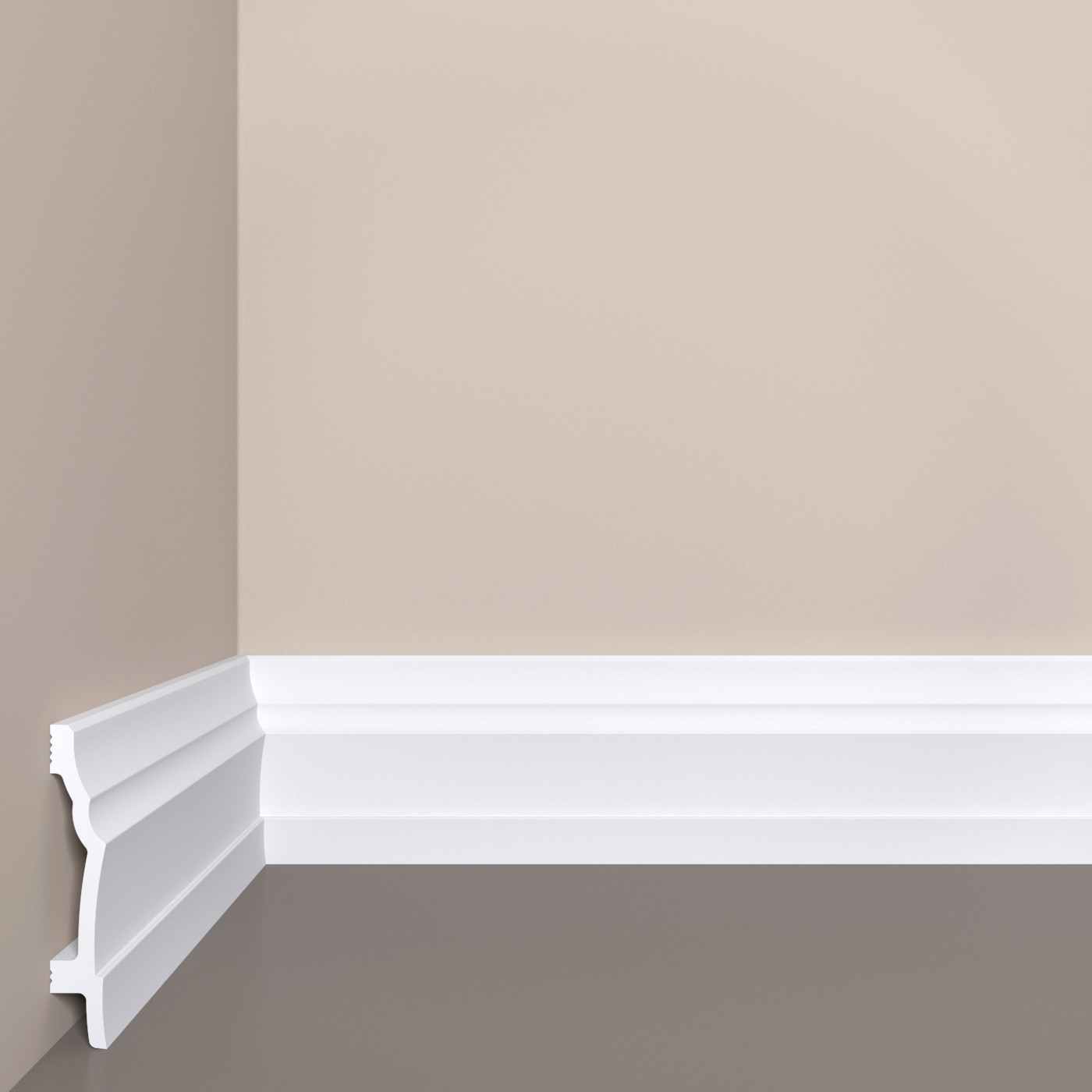 Плинтус под покраску Bello Deco П20 2000×80×14