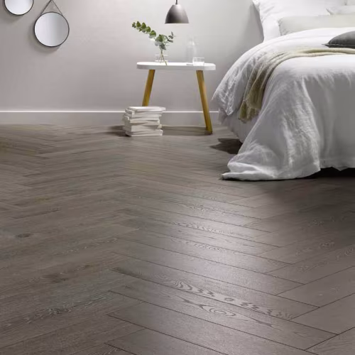 Ламинат Homflor Herringbone 8 BR Volcano 542 венгерская елка 644×143×8