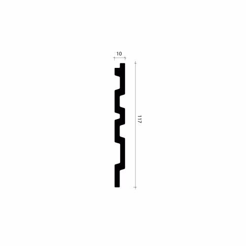 Стеновая панель из полистирола Alpine Walls LineArt ECO0474 2900×117×10