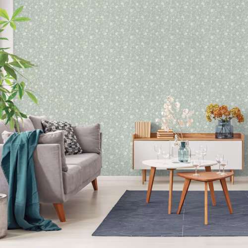 Обои Aura Spring Magnolia green 1907-5 10,05×0,53