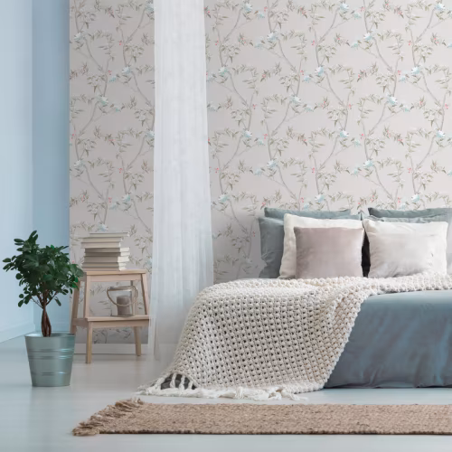 Обои Aura Spring Chinoiserie grey 1900-2 10,05×0,53