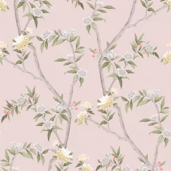 Обои Aura Spring Chinoiserie pink pastel 1900-4 10,05×0,53
