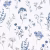 Обои Aura Spring Botanical blue 1901-1 10,05×0,53