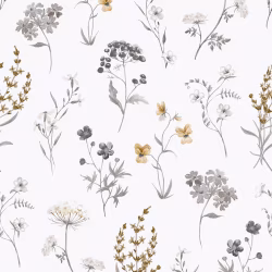 Обои Aura Spring Botanical grey 1901-2 10,05×0,53