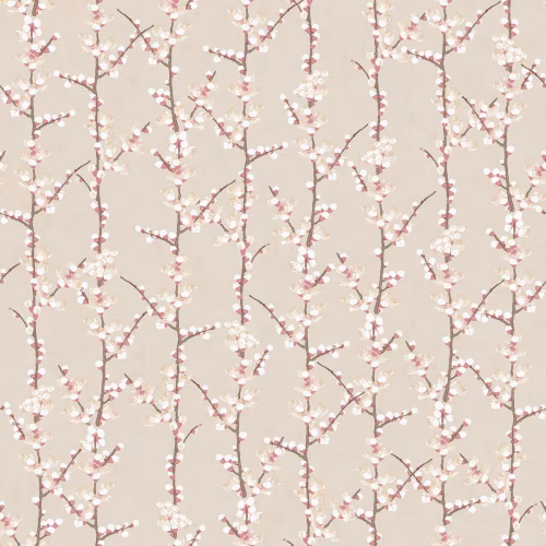 Обои Aura Spring Sakura row beige 1904-3 10,05×0,53
