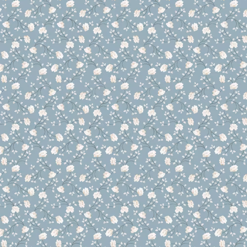 Обои Aura Spring Petit flowers blue 1905-1 10,05×0,53