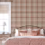 Обои Aura Spring Plaid terracotta 1906-4 10,05×0,53 фото в интерьере