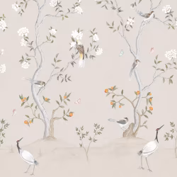 Панно Aura Spring Chinoiserie mural beige 1911-2 2,8×1,59
