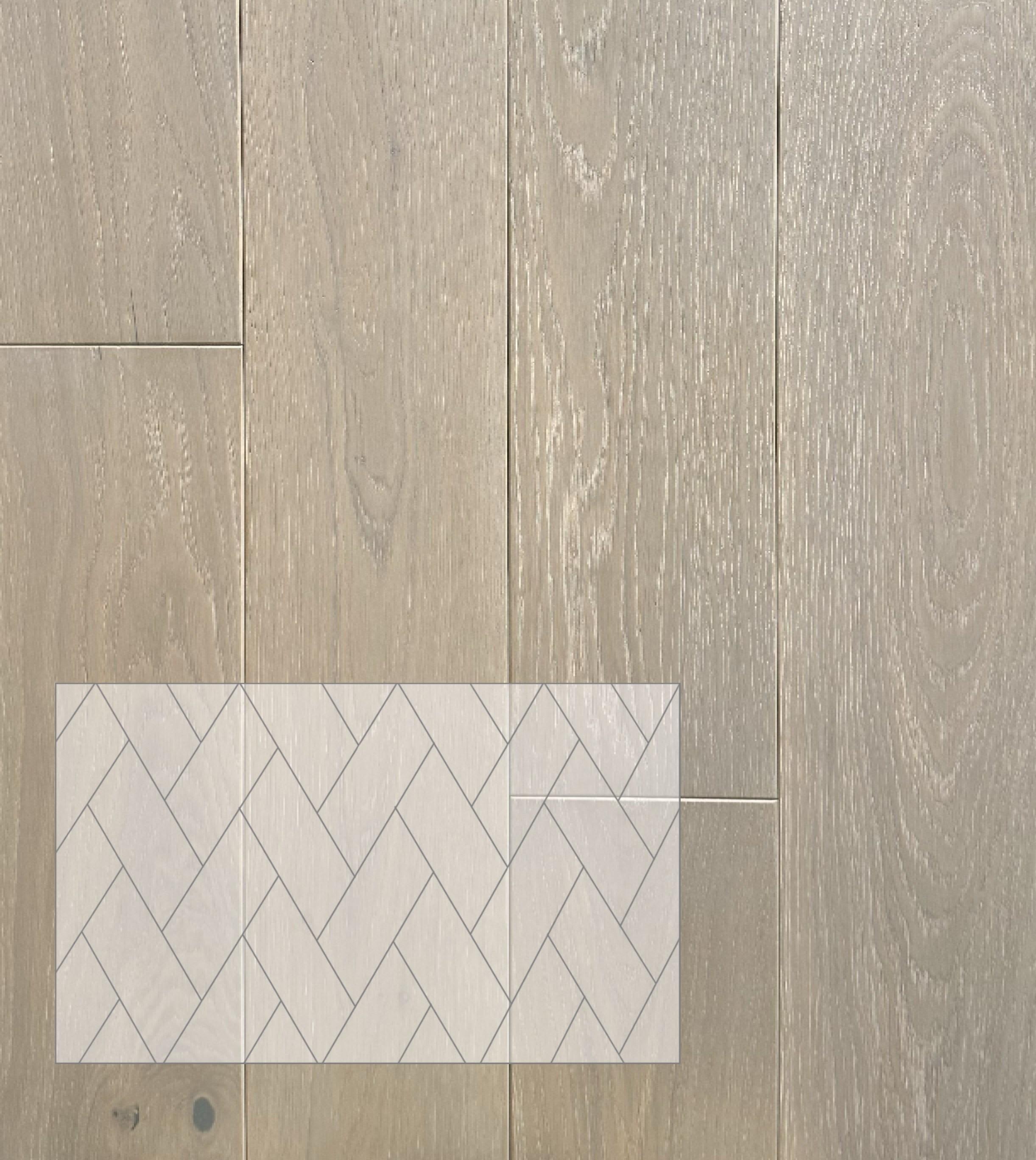 Инженерная доска Modern Decor Паттерн Дуб Грэйсфул натур итальянская елка 323×140×16