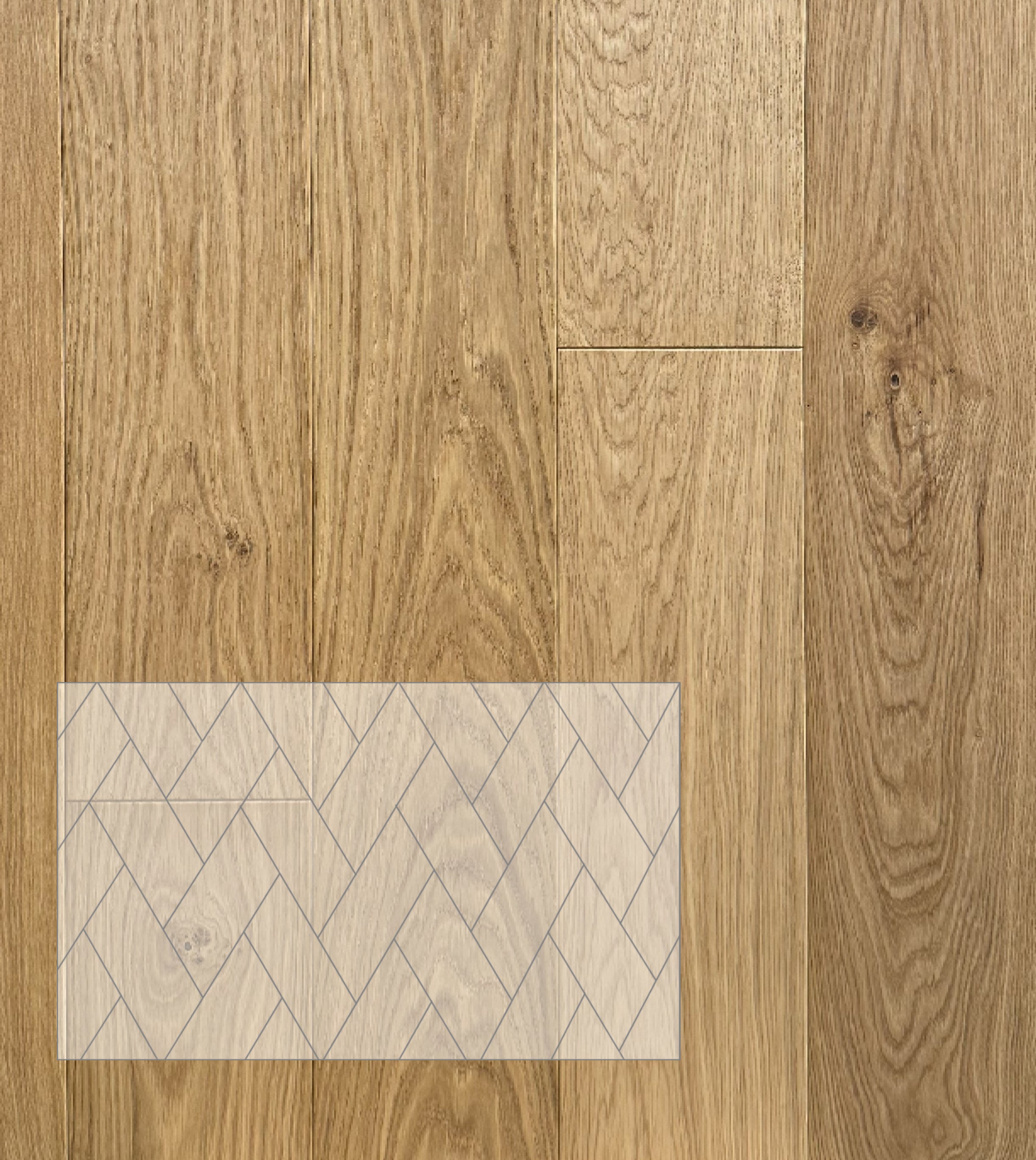 Инженерная доска Modern Decor Паттерн Дуб Натур селект итальянская елка 323×140×16