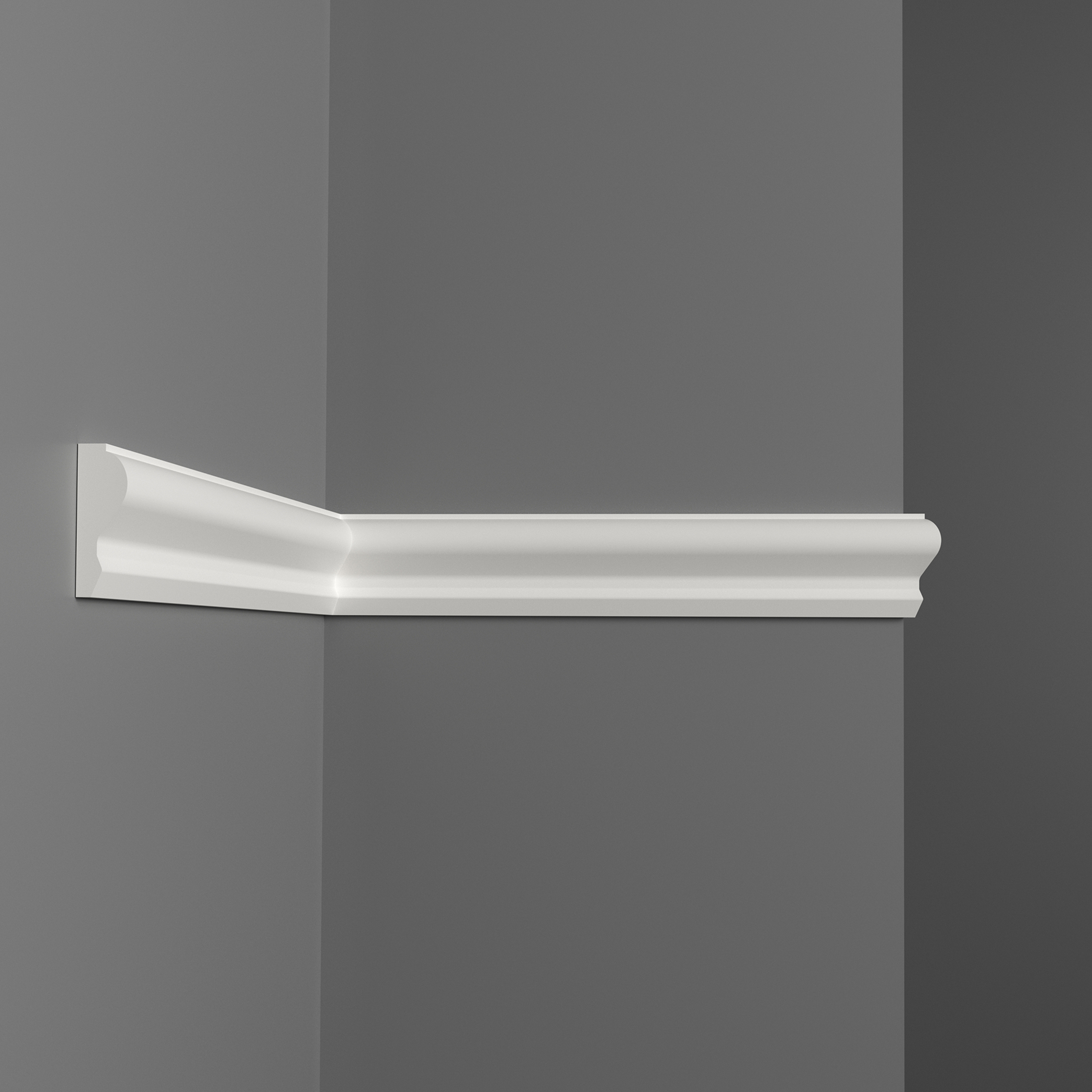 Молдинг под покраску Decomaster Артпрофиль A033 2000×35×12