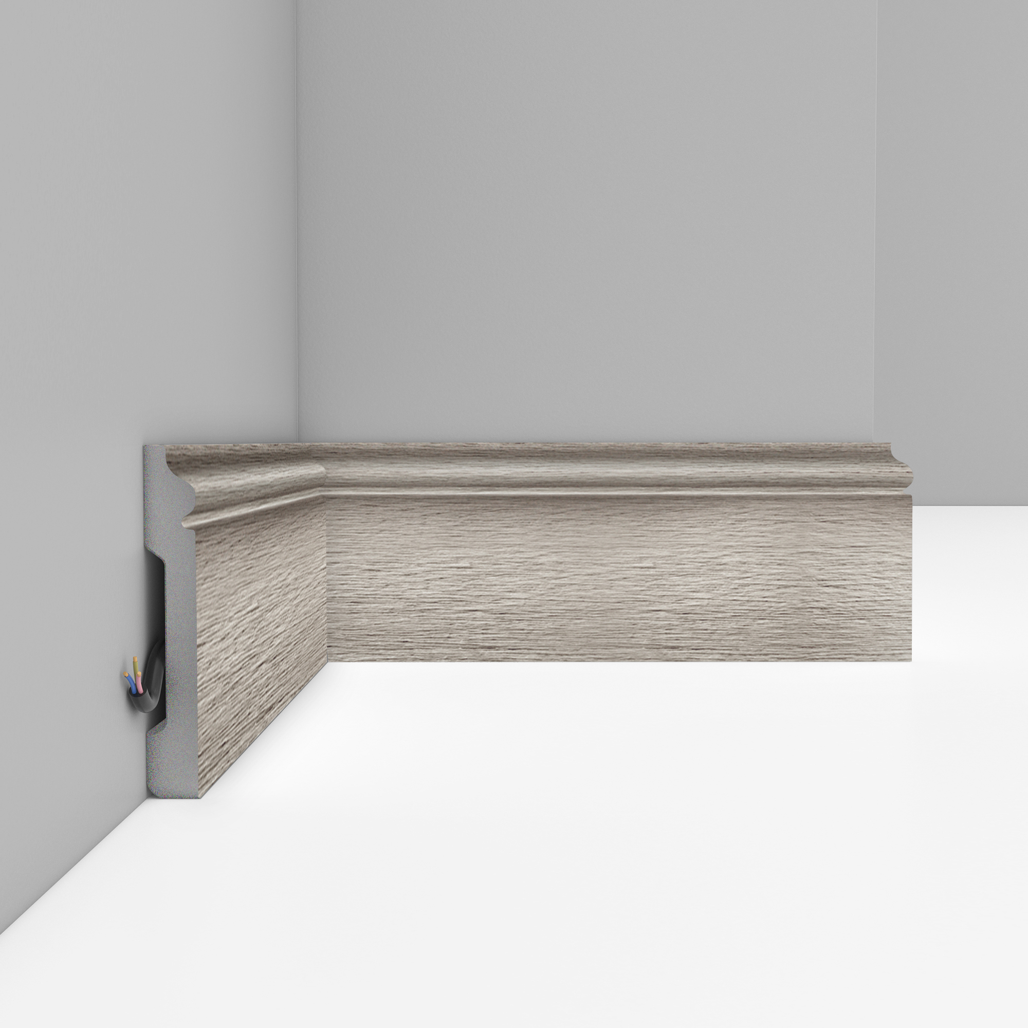 Плинтус Decomaster Дуб капучино D005-77 2400×79×13 Плинтус Decomaster Дуб капучино D005-77 2400×79×13