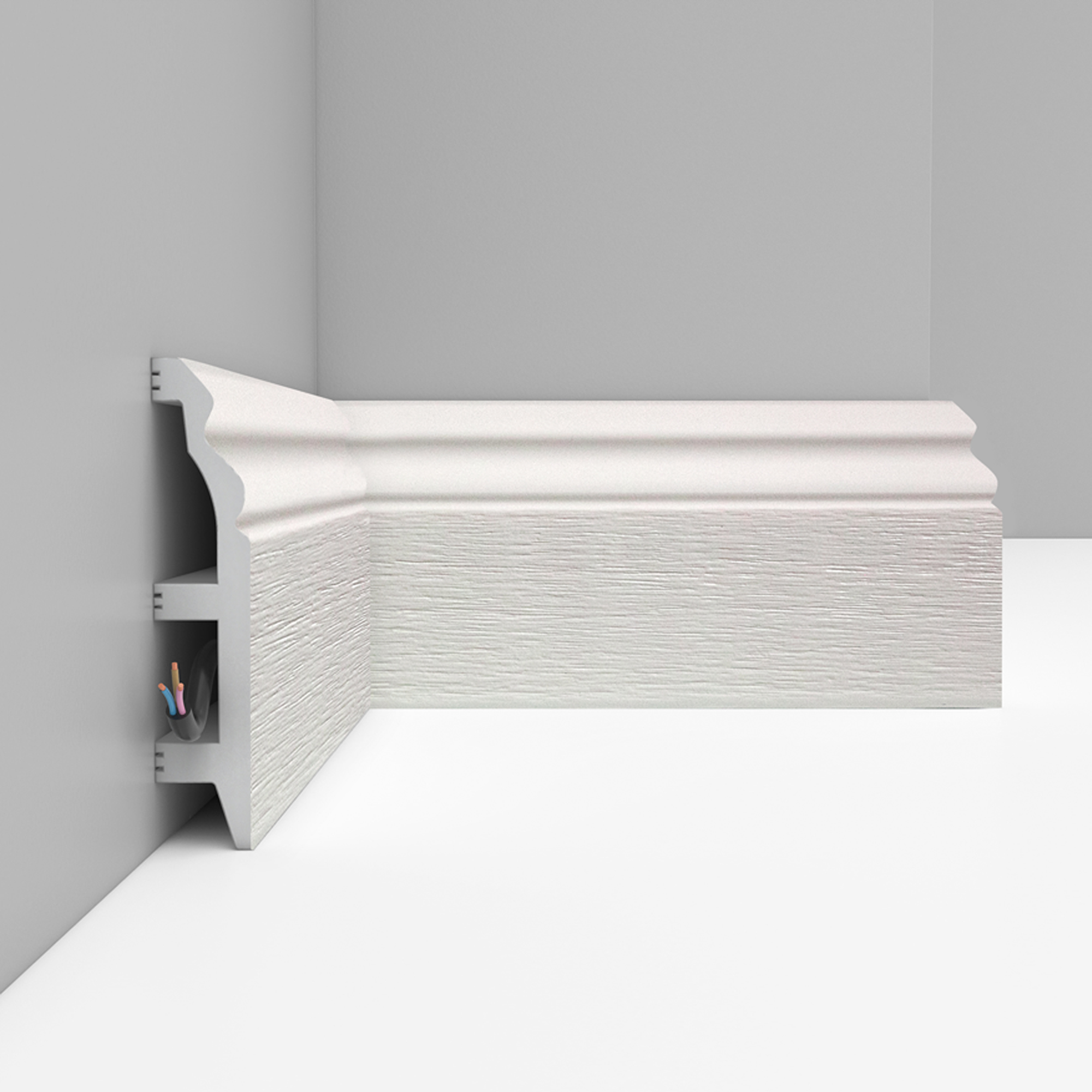 Плинтус Decomaster Дуб молочный D232-1070 2400×100×22