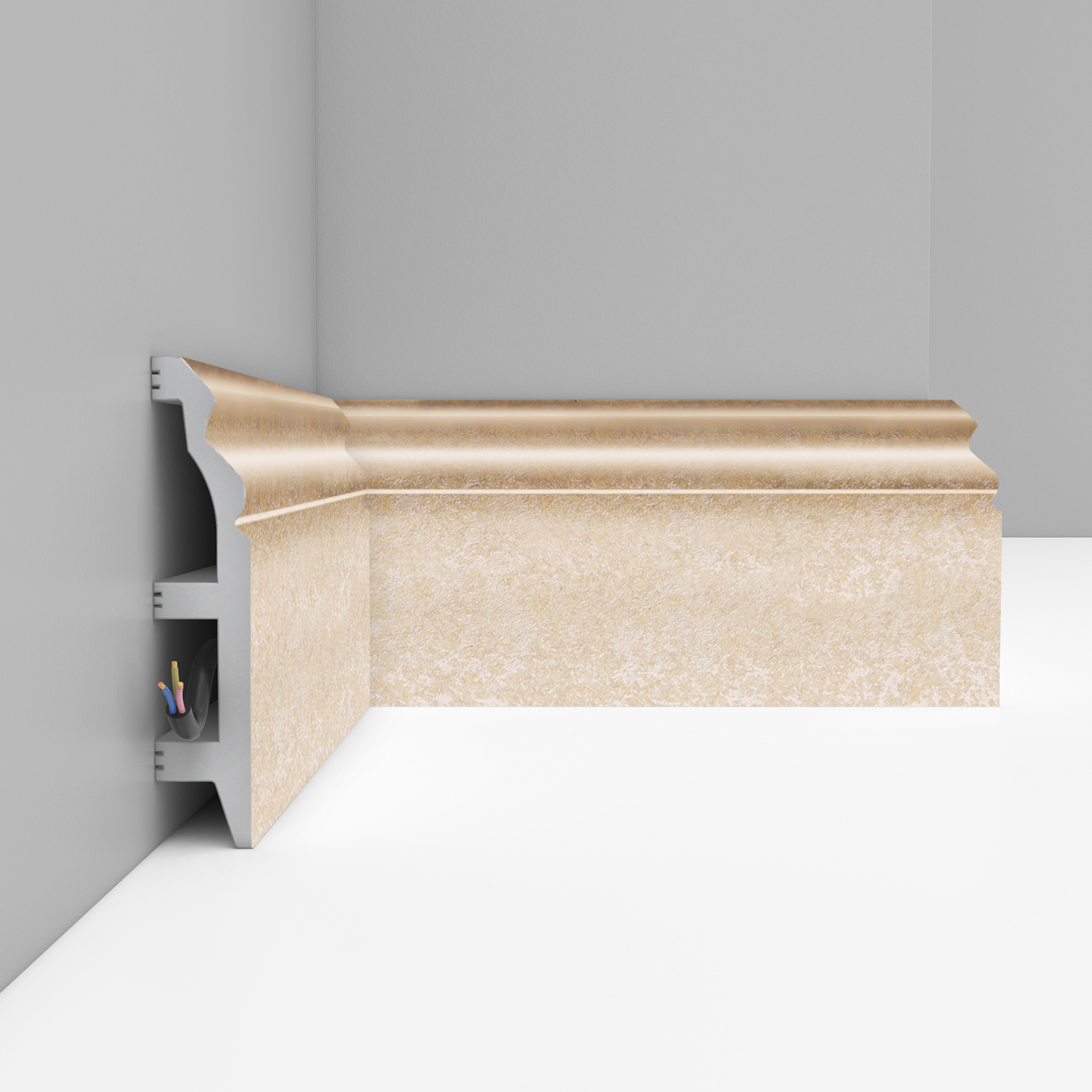 Плинтус Decomaster D232-18D 2400×100×22 Плинтус Decomaster D232-18D 2400×100×22