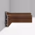 Плинтус Decomaster Орех лесной D232-74 2400×100×22