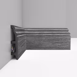 Плинтус Decomaster Дуб титан D232-87 2400×100×22