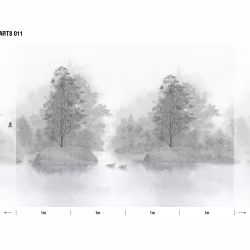 Панно Loymina Пейзаж Английские озера ART8 011 3×4