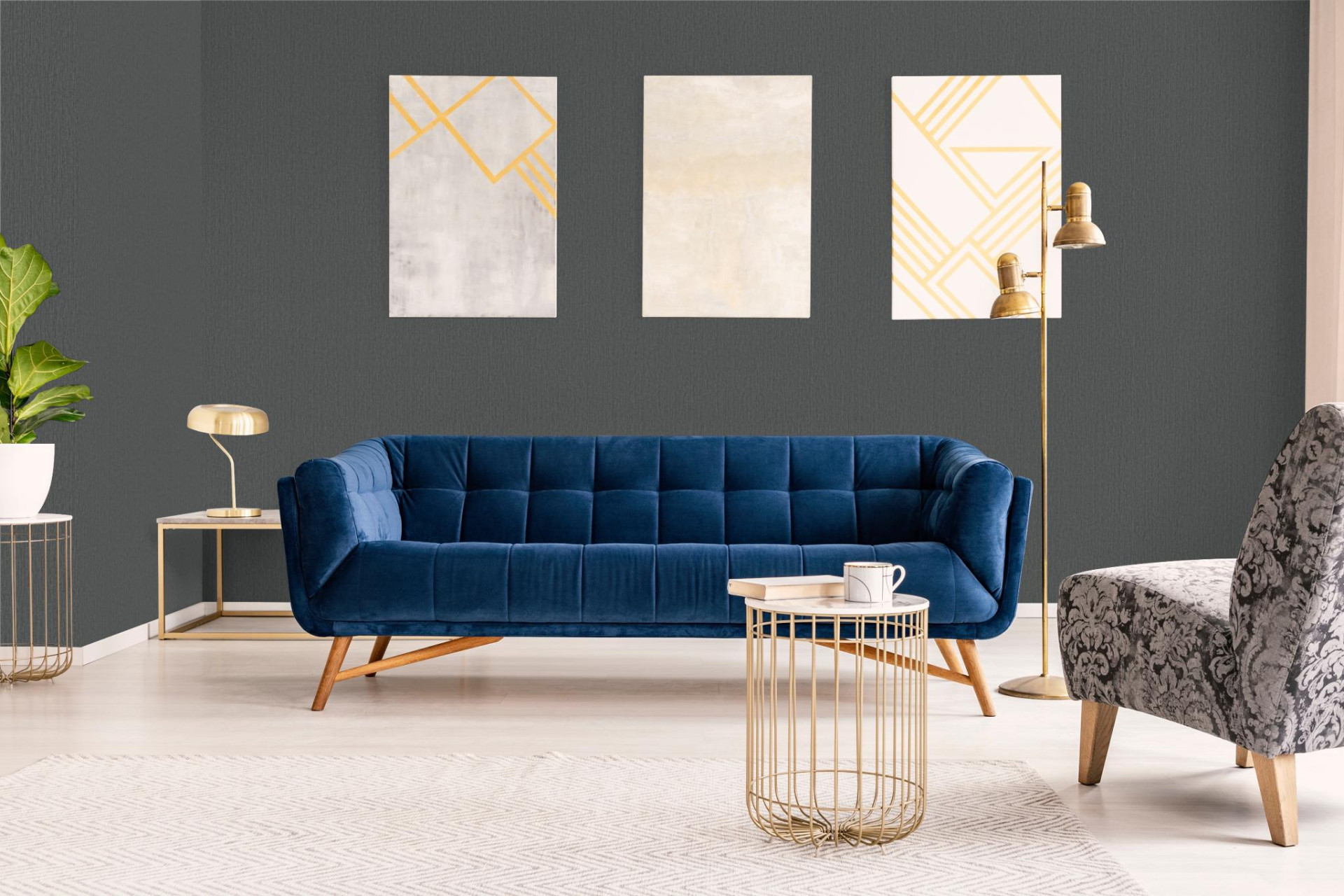 Обои Marburg Surface 32893 10,05×1,06 фото в интерьере