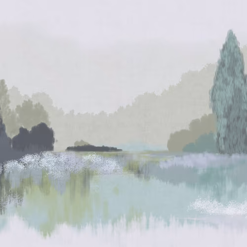 Панно Loymina Пейзаж 2 Амурский лес ART22 006 3×5