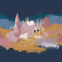 Панно Loymina Пейзаж 2 Киммерия ART12 021 3×4