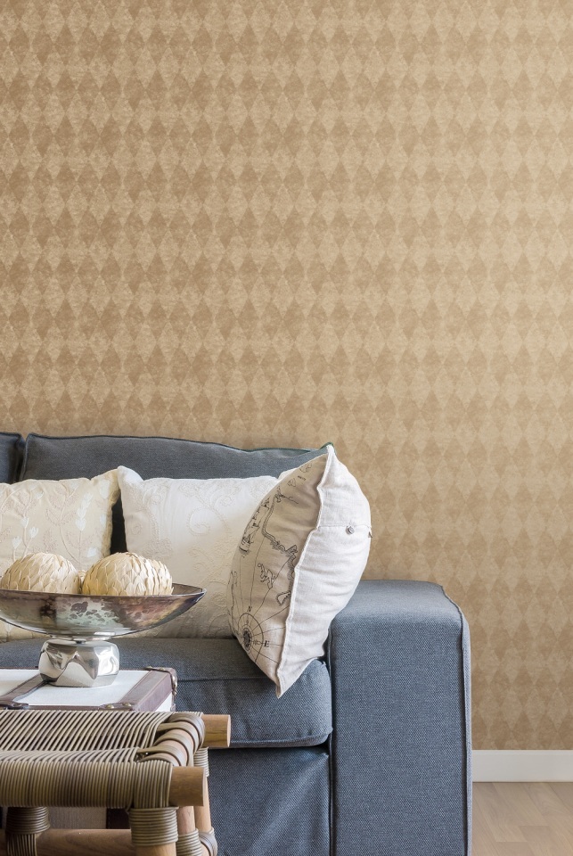 Обои Aura Simply Silks SB37921 10,05×0,53 фото в интерьере