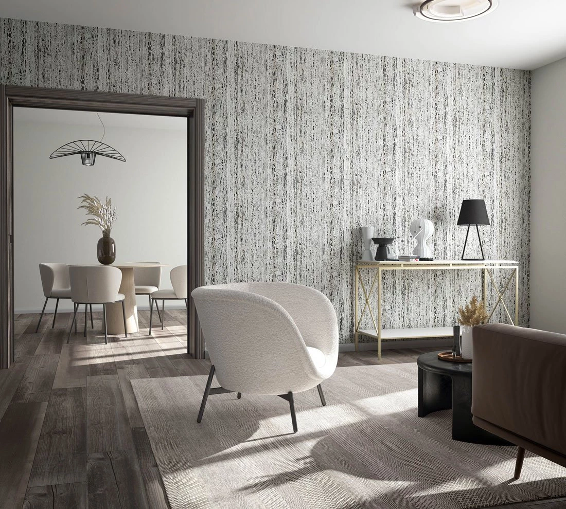 Обои Marburg Travertino 33050 10,05×1,06 фото в интерьере