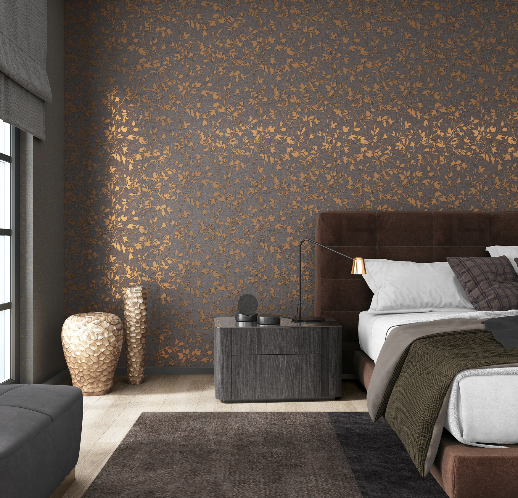 Обои Marburg City Romance 35003 10,05×1,06 фото в интерьере