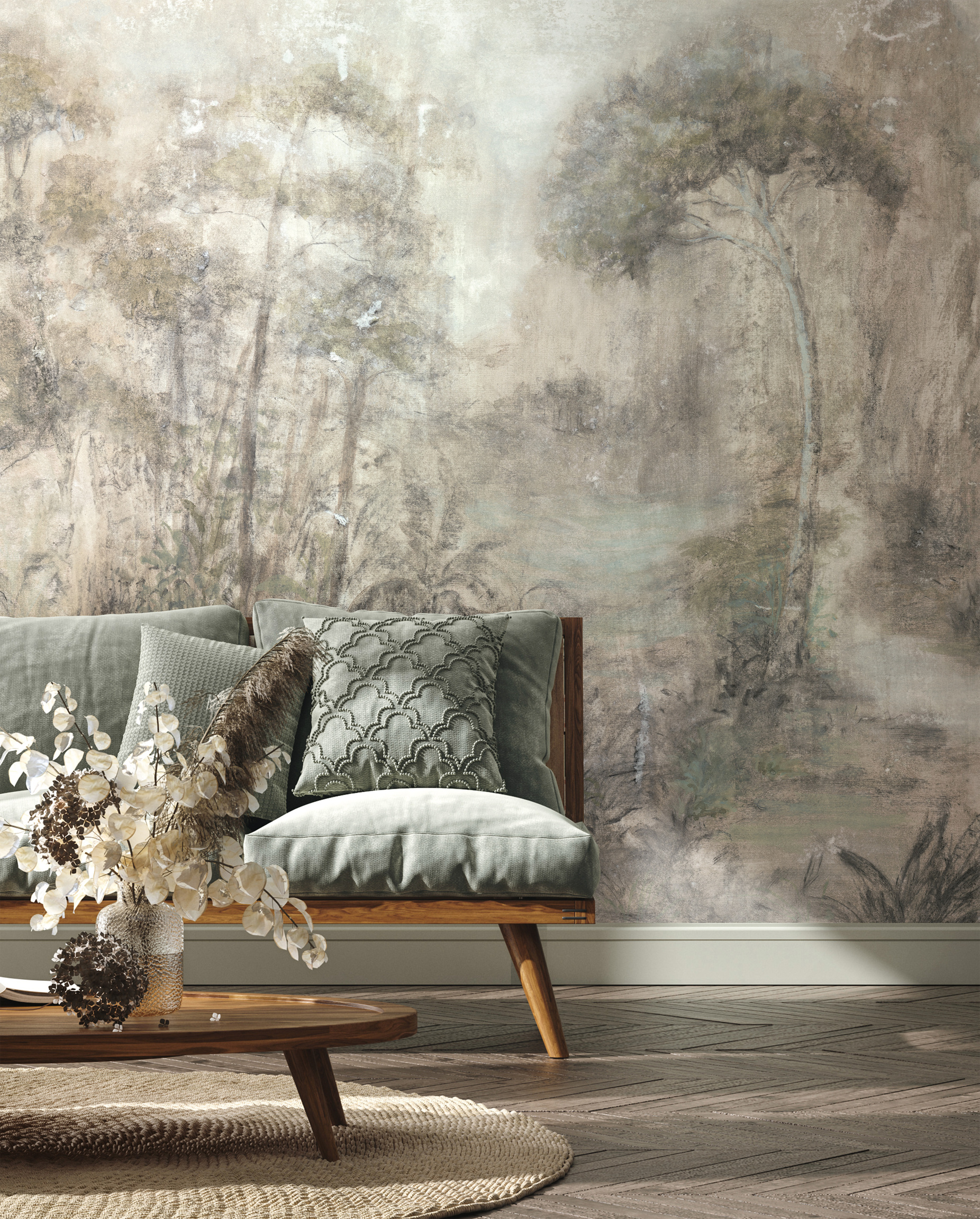 Панно Marburg City Romance 35098 2,7×3,18 фото в интерьере