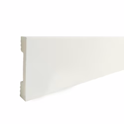 Плинтус дюрополимерный TeckWood белый ДП1 2000×60×15