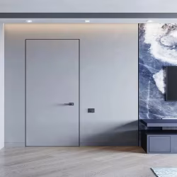 Плинтус алюминиевый скрытый с подсветкой Laconistiq Strong Черный RAL 9005 42-21-300 матовый 3000×80×13,1